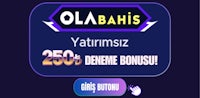 a banner with the words ola bahis yarmsz 250 defensi bonus