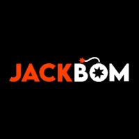 jack boom logo on a black background