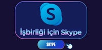 a blue screen with the words spiriri iin skype